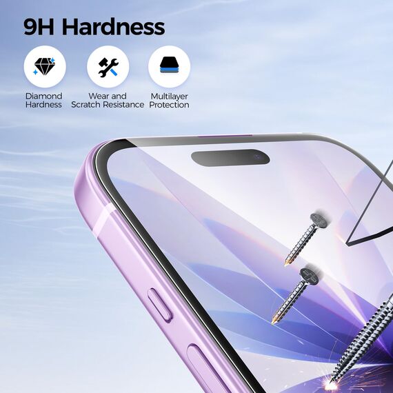 Niphabe für iPhone 17 für Panzerglas mit 3 Stück 17 Panzer Schutz Glas Kompatibel mit iPhone 17 Schutzfolie mit Kameraschutz, 9H Härte Hartglas, HD Displayschutz, Ultra-klar