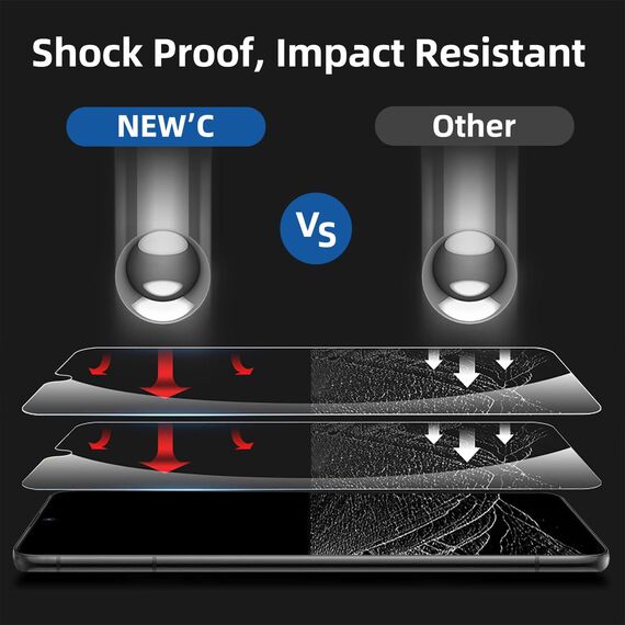 NEW'C 2 Stück für iPhone 11 und iPhone XR für Panzerglas, Frei von Kratzern, 9H Härte, HD Displayschutzfolie, 0.33mm Ultra-klar, Ultrabeständig