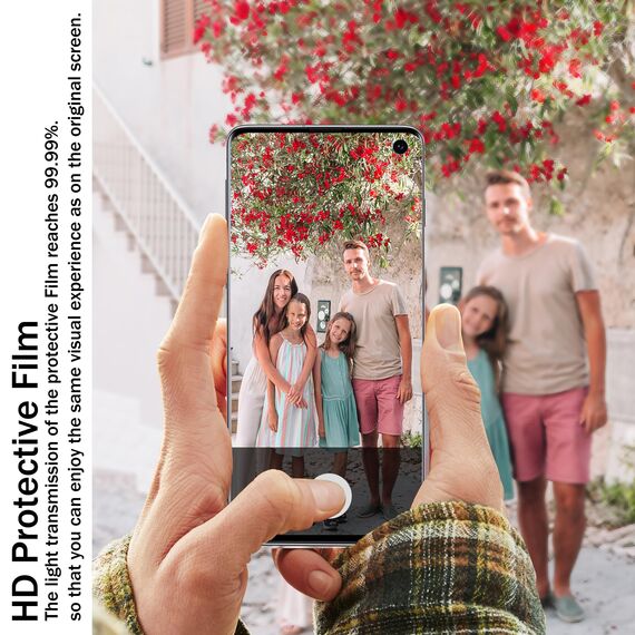 3 Stück Für Samsung Galaxy S10 Panzer Schutz Glas Folie, 9H Härte, Fingerabdruck kompatibel, HD Clear Displayschutz Schutzfolie Glas für Samsung S10 5G