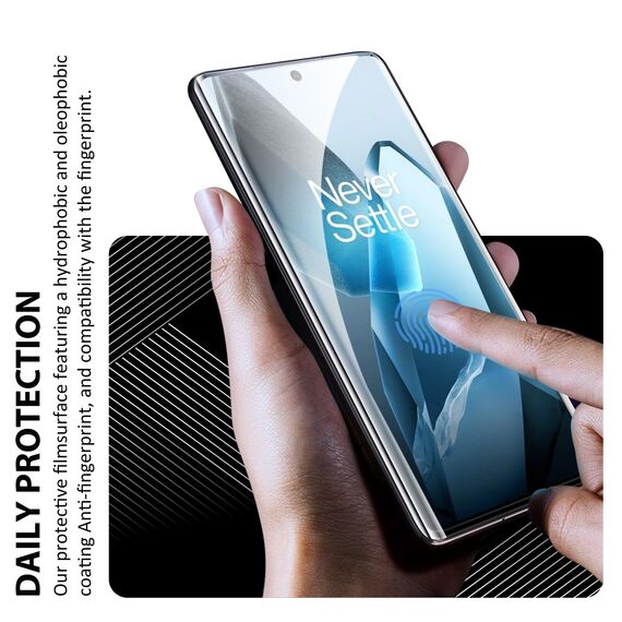 JZG 2+2 Stück für OnePlus 13 Schutzfolie [Nicht-Glas], 2 Displayschutz + 2 Kameraschutz, Fingerabdruck-ID unterstützen, Selbstheilung, Selbstheilung, Anti-Kratzer, HD Klar