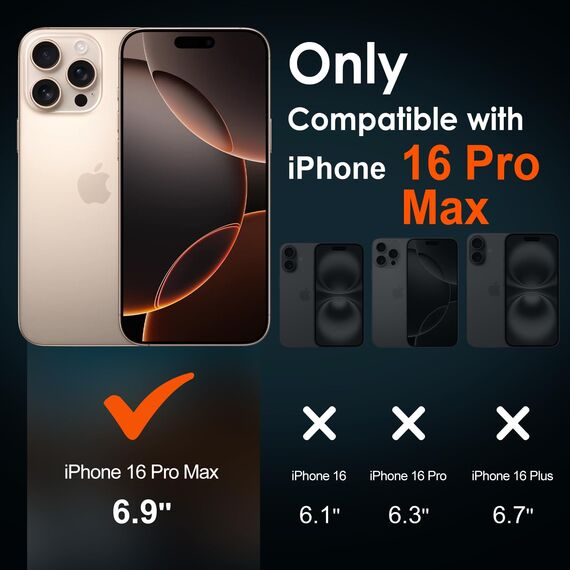 ivoler Schutzfolie für iPhone 16 Pro Max 6.9 Zoll, Panzer Schutz Glas Folie Displayschutz mit Einfaches Installationswerkzeug, 9H Härte, HD Klar, Anti-Kratz, Anti-Bläschen, Anti-Stoßfest, 2 Stück