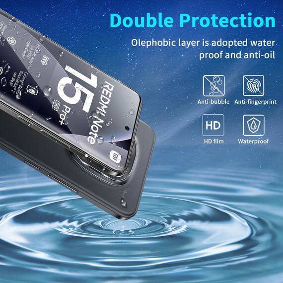 Lutree für Panzerglas für Xiaomi Redmi Note 15 Pro Plus/Note 15 Pro+ 5G/ Poco M8 Pro Schutzfolie, 2+2 Stück 3D Schutzglas und Kameraschutz Folie, 9H Härte HD Displayschutz Anti- Kratzer Displayfolie