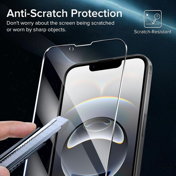 ivoler Schutzfolie für iPhone 17e/16e/14/13/13 pro, Panzer Schutz Glas Folie Displayschutz mit Einfaches Installationswerkzeug, 9H Härte, HD Klar, Anti-Kratz, Anti-Bläschen, Anti-Stoßfest -2 Stück