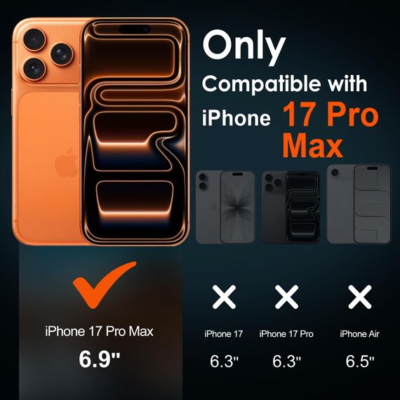 ivoler Schutzfolie für iPhone 17 Pro Max 6.9 Zoll, Panzer Schutz Glas Folie Displayschutz mit Einfaches Installationswerkzeug, 9H Härte, HD Klar, Anti-Kratz, Anti-Bläschen, Anti-Stoßfest, 2 Stück