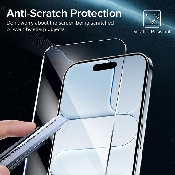 ivoler Schutzfolie für iPhone 17 Air/iPhone Air 6.5 Zoll, Panzer Schutz Glas Folie Displayschutz mit Einfaches Installationswerkzeug, 9H Härte, HD Klar, Anti-Kratz, Anti-Bläschen, 2 Stück