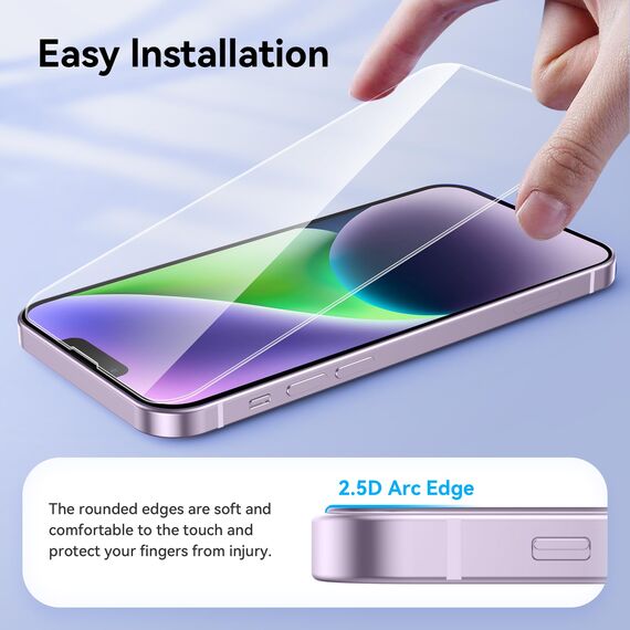 Niphabe 3 Stück Panzer Schutz Glas Kompatibel mit iPhone14, iPhone 13/13 Pro, iPhone 16e 2025 Schutzfolie, 9H Härte Hartglas, HD Displayschutz, Kratzfest–Bläschenfrei, Ultra-klar.