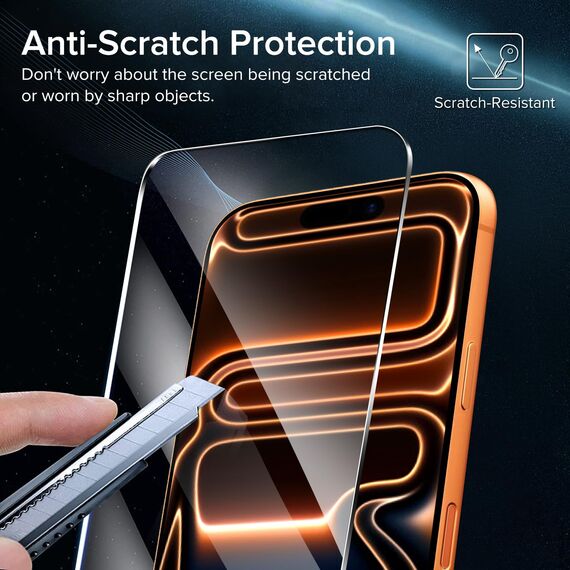 ivoler Schutzfolie für iPhone 17 Pro Max 6.9 Zoll, Panzer Schutz Glas Folie Displayschutz mit Einfaches Installationswerkzeug, 9H Härte, HD Klar, Anti-Kratz, Anti-Bläschen, Anti-Stoßfest, 2 Stück