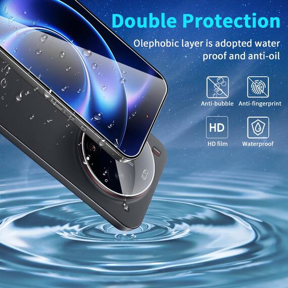 Lutree für Xiaomi 17 Ultra für Panzerglas Schutzfolie, 3+3 Stück Schutzglas + Kameraschutz Folie, 9H Härte HD Anti- Kratzer Bläschenfrei Displayfolie Displayschutz