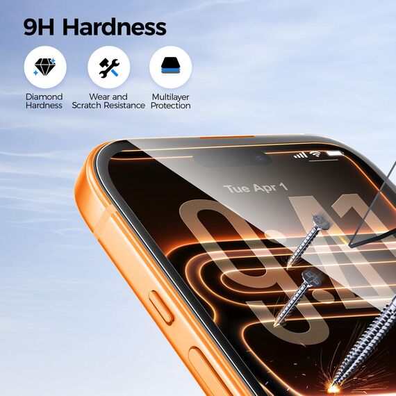 Niphabe für iPhone 17 Pro Max für Panzerglas, Kompatibel mit 3 Stück iPhone 17 Pro Max Schutzfolie mit Kameraschutz, 9H Härte Hartglas, HD Displayschutz, Ultra-klar-Einfachem Installationswerkzeug