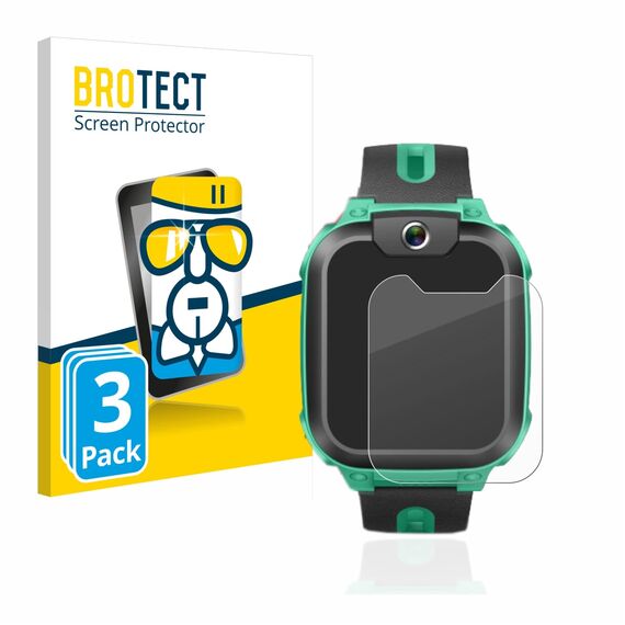 BROTECT 3 Stück Schutzglas für Imoo Watch Phone Z1 Schutzfolie Panzer Folie Glas[Extrem Kratzfest 9H, Anti-Fingerprint, Ultra-Transparent]
