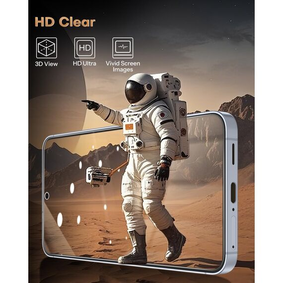 OMOTON für Samsung Galaxy S25 für Panzerglas, 3 Stück Schutzfolie kompatibel mit Samsung S25, 9H Härte Displayschutz Folie, Anti- Kratzer, Bläschenfrei, HD-Klar
