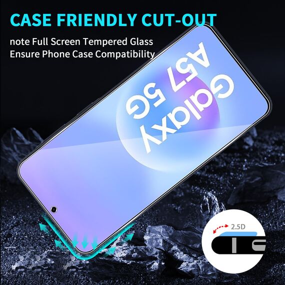 Lutree für Samsung Galaxy A57 5G für Panzerglas Schutzfolie, 3+3 Stück Schutzglas + Kameraschutz Folie, 9H Härte HD Anti- Kratzer Bläschenfrei Displayfolie Displayschutz