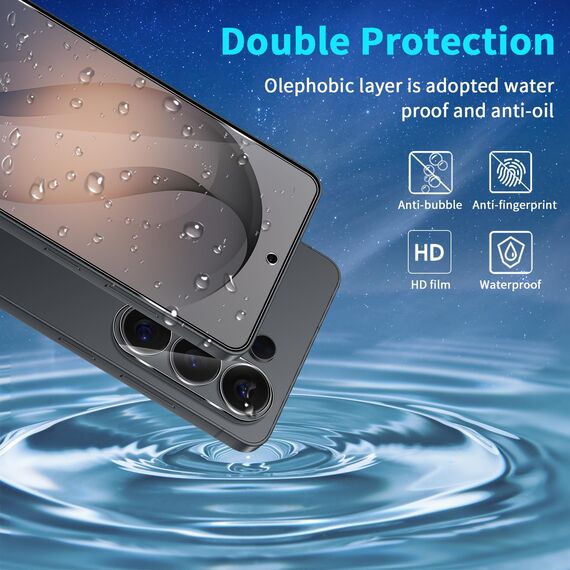 Lutree für Samsung Galaxy S26 Ultra 5G für Panzerglas Schutzfolie, 3+3 Stück Schutzglas + Kameraschutz Folie, 9H Härte HD Anti- Kratzer Bläschenfrei Displayfolie Displayschutz