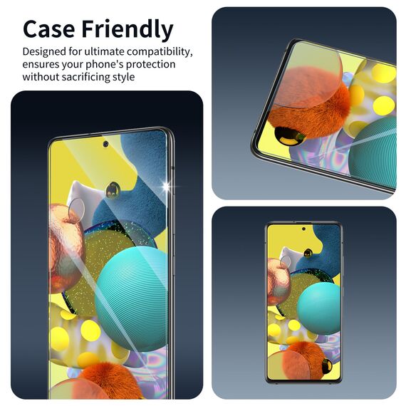 3 Stück Schutzfolie für Samsung Galaxy A51/A52/A52S/A53, Panzer Schutz Glas Folie Displayschutz, gehärtete Glasfolie, Panzerfolie Schutzglas, 9H Härte Displayschutzfolie, HD Klar, Anti- Kratzer