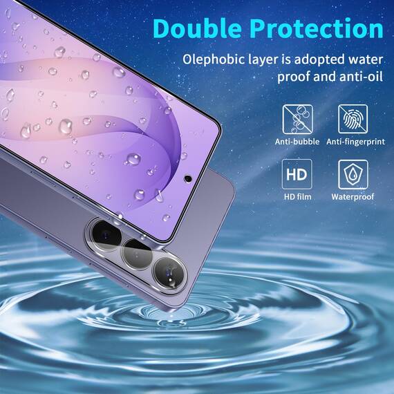 Lutree für Samsung Galaxy S26 Plus 5G für Panzerglas Schutzfolie, 3+3 Stück Schutzglas + Kameraschutz Folie, 9H Härte HD Anti- Kratzer Bläschenfrei Displayfolie Displayschutz