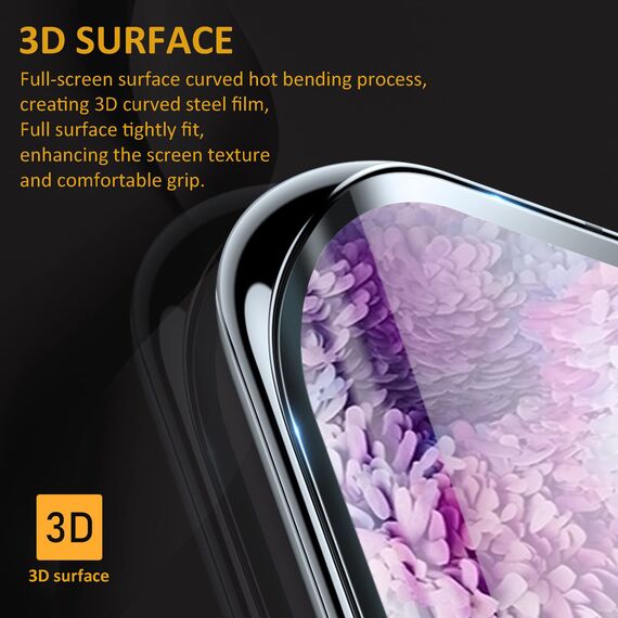3 Stück Schutzfolie für Samsung Galaxy S20 Panzer Schutz Glas[6.2"], HD Klare, Fingerabdrucksensor Kompatible, 9H Härte folie für Displayschutz S20