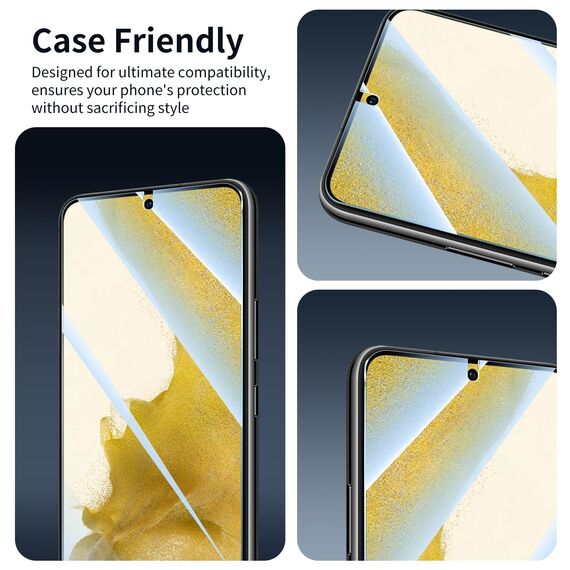 3 Stück Schutzfolie für Samsung Galaxy S22/S23, Panzer Schutz Glas Folie Displayschutz, gehärtete Glasfolie, Panzerfolie Schutzglas, 9H Härte Displayschutzfolie, HD Klar, Anti- Kratzer