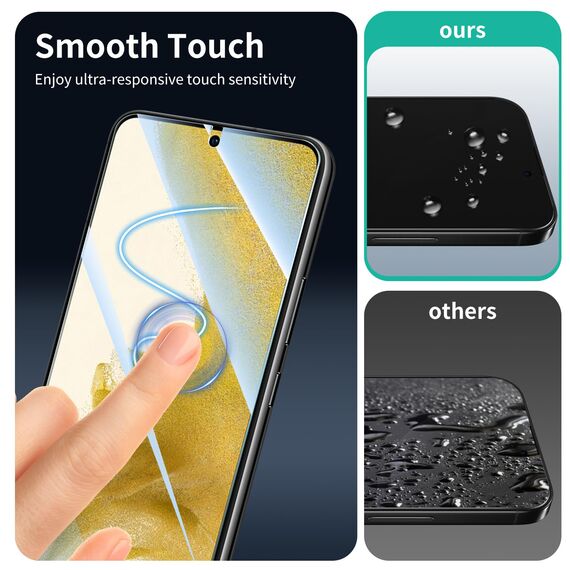 3 Stück Schutzfolie für Samsung Galaxy S22/S23, Panzer Schutz Glas Folie Displayschutz, gehärtete Glasfolie, Panzerfolie Schutzglas, 9H Härte Displayschutzfolie, HD Klar, Anti- Kratzer