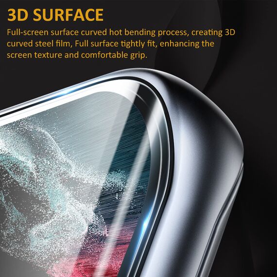 2+2 Stück Displayschutz für Samsung Galaxy S22 Ultra Panzer Schutz Glas[6.8"]+ Kamera Schutzfolie, Fingerabdrucksensor Kompatible, HD Klare, 9H Härte folie für Schutzfolie S22 Ultra 5G