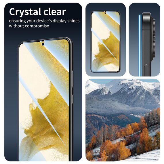 3 Stück Schutzfolie für Samsung Galaxy S22/S23, Panzer Schutz Glas Folie Displayschutz, gehärtete Glasfolie, Panzerfolie Schutzglas, 9H Härte Displayschutzfolie, HD Klar, Anti- Kratzer