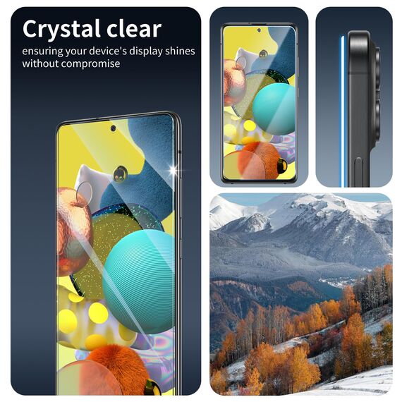 3 Stück Schutzfolie für Samsung Galaxy A51/A52/A52S/A53, Panzer Schutz Glas Folie Displayschutz, gehärtete Glasfolie, Panzerfolie Schutzglas, 9H Härte Displayschutzfolie, HD Klar, Anti- Kratzer