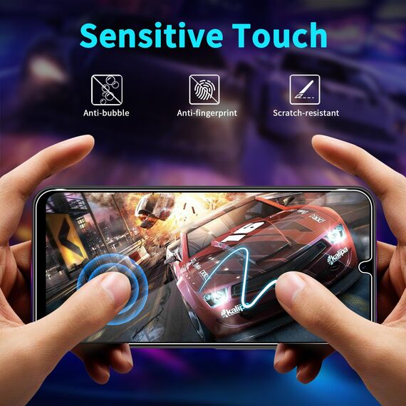 Lutree für Samsung Galaxy A26 5G für Panzerglas Schutzfolie, 3+3 Stück Schutzglas + Kameraschutz Folie, 9H Härte HD Displayschutz Bläschenfrei Anti- Kratzer Displayfolie