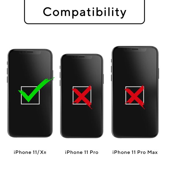 UTECTION 2X Full Screen Schutzglas für iPhone 11 & iPhone XR | Perfekte Passform vom Deutschen Anbieter | Kinderleichte Anbringung > Keine Blasenbildung, ultimative Glashärte