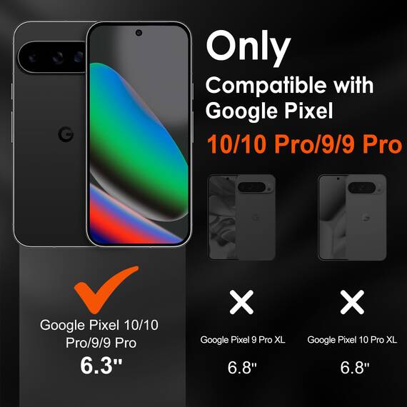 ivoler 3 Stück Schutzfolie für Google Pixel 10 / Pixel 10 Pro/Pixel 9 / Pixel 9 Pro, Panzer Schutz Glas Folie Displayschutz mit Einfaches Installationswerkzeug, 9H Härte, HD Klar, Anti-Kratz