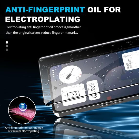 FDHYFGDY 2+2 Stück Schutzfolie für Nothing Phone 3a Pro Panzerglas, Kameraschutz und Glasschutzfolie, 9H Härte, Anti-Bläschen HD Displayschutz