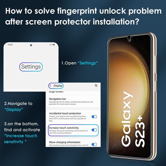 ivoler 3+3 Stück Schutz Glas für Samsung Galaxy S23+ 5G / S23 Plus 5G, 3 Stücke Schutzfolie Mit 3 Stück Kamera Panzerfolie und Positionierhilfe, 9H Härte, HD Klar, Anti-Kratz, Anti-Bläschen