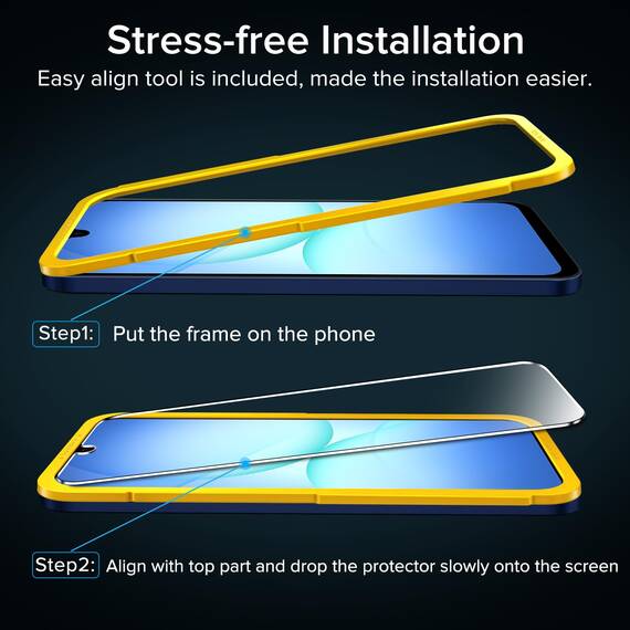 ivoler Panzer Schutz Glas für Samsung Galaxy A17 4G / 5G / A16 4G / 5G Schutzfolie, 9H Härte Schutzglas, HD Klar Schutzfolie, Anti-Kratz, Anti-Bläschen, 2 Stück