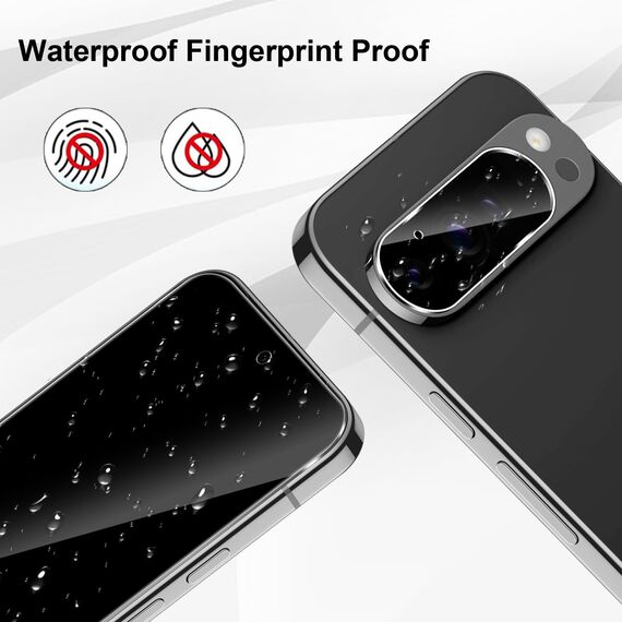 Yenwen Sichtschutzfolie für Google Pixel 9 Pro XL für Panzerglas, 2 Stück Sichtschutz und 2 Stück Kameraschutz, 9H Härte Privacy Schutzfolie Folie Anti Spy Blickschutzfolie