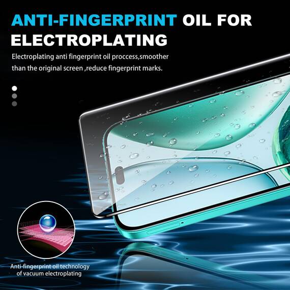 FDHYFGDY 2+2 Stück Schutzfolie für Honor X8c Panzerglas, Kameraschutz und Glasschutzfolie, 9H Härte, Anti-Bläschen HD Displayschutz
