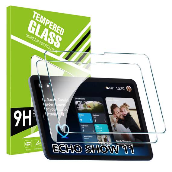 FDHYFGDY 2 Stück Schutzfolie für Amazon Echo Show 11 für Panzerglas, 9H Härte, Anti-Bläschen HD Displayschutz für Echo Show 11