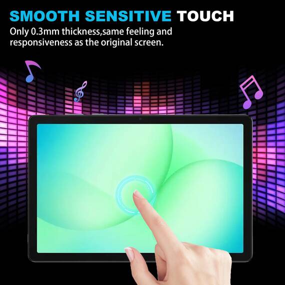FDHYFGDY 2 Stück Schutzfolie für Samsung Galaxy Tab A11+/A11 Plus/A9+/A9 Plus für Panzerglas, Mit 1 Linsenfilm, 9H Härte, Anti-Bläschen HD Displayschutz