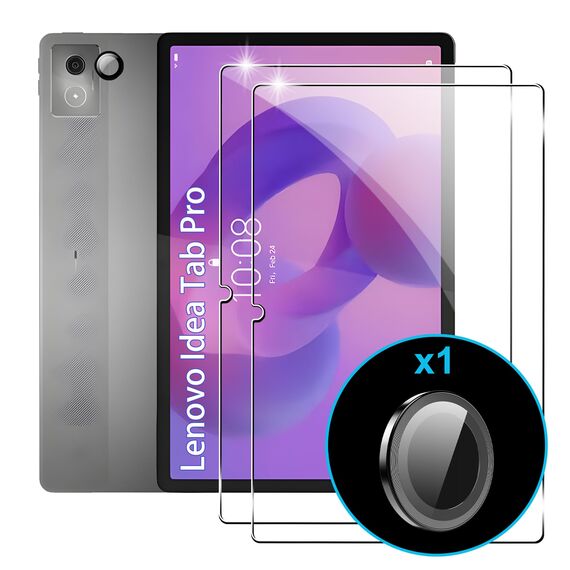 FDHYFGDY 2 Stück Schutzfolie für Lenovo ldea Tab Pro 2025 12.7 Zoll für Panzerglas, Kratzfest, blasenfrei, Härtegrad 9H, HD Displayschutzfolie Screen Protector