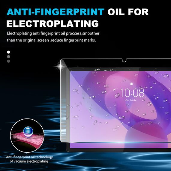 FDHYFGDY 2 Stück Schutzfolie für Lenovo ldea Tab Pro 2025 12.7 Zoll für Panzerglas, Kratzfest, blasenfrei, Härtegrad 9H, HD Displayschutzfolie Screen Protector