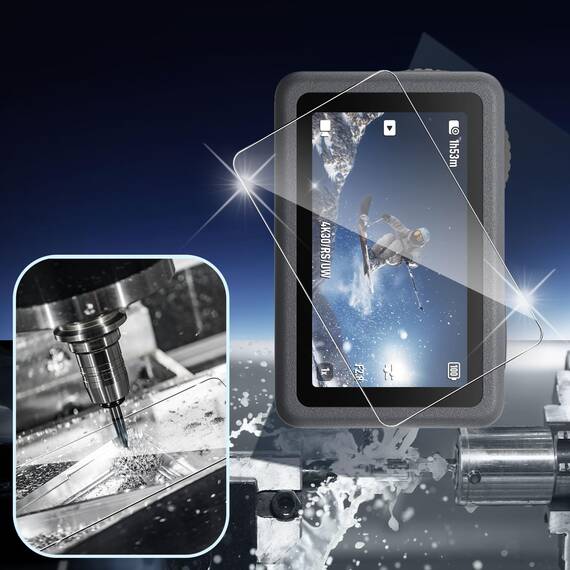 Yenwen Schutzfolie für DJI Osmo Action 6 für Panzerglas, 3 Stück Displayschutz, 9H Härte Schutzglas Folie HD Klar Panzer Schutz Glas