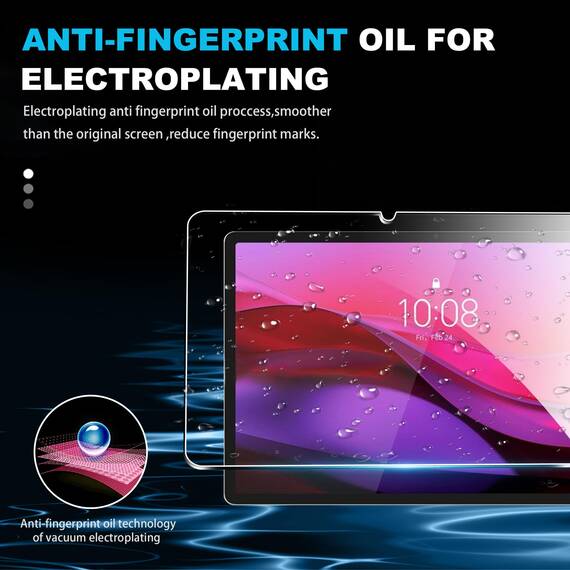 FDHYFGDY 2 Stück Schutzfolie für Lenovo Tab Tablet 10,1" 2025 Panzerglas, Kratzfest, blasenfrei, Härtegrad 9H, HD Displayschutzfolie Screen Protector