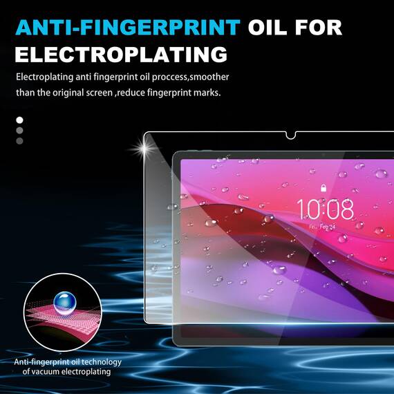 FDHYFGDY 2 Stück Schutzfolie für Lenovo Idea Tab Pro 12.7” Panzerglas, Kratzfest, blasenfrei, Härtegrad 9H, HD Displayschutzfolie Screen Protector