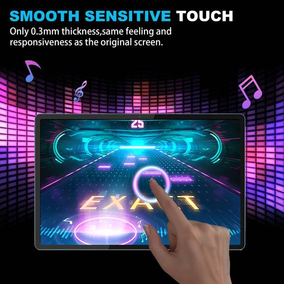 FDHYFGDY 2 Stück Schutzfolie für Lenovo Idea Tab Pro 12.7” Panzerglas, Kratzfest, blasenfrei, Härtegrad 9H, HD Displayschutzfolie Screen Protector