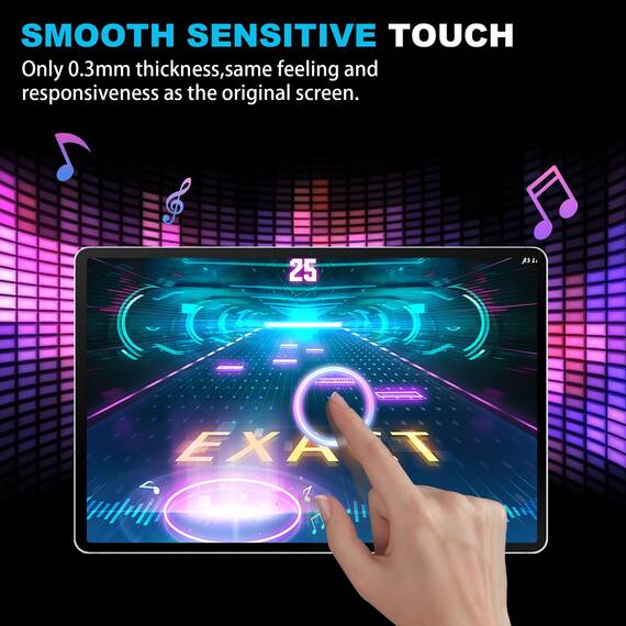 FDHYFGDY 2 Stück Schutzfolie für Samsumg Galaxy Tab S10 FE Plus/S10 FE+ Panzerglas, Kratzfest, blasenfrei, Härtegrad 9H, HD Displayschutzfolie Screen Protector