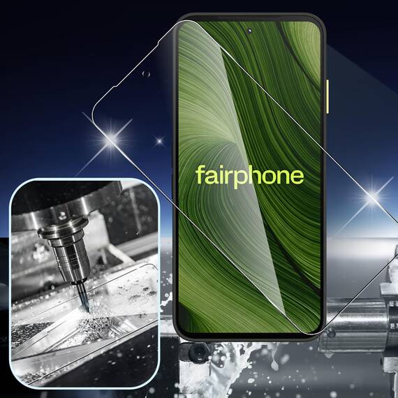Yenwen Schutzfolie für Fairphone 6 5G für Panzerglas, 2 Stück Panzer Schutz Glas mit 2 Stück Kameraschutz Glas, 9H Härte Schutzglas Anti- Kratzer Handy Folie HD Klar Displayschutz