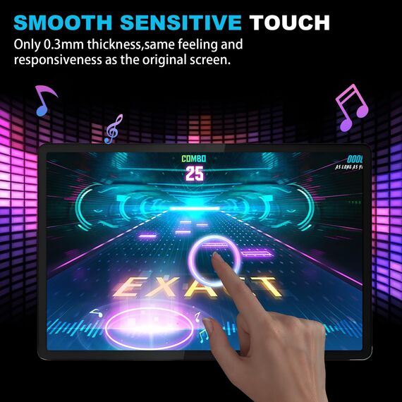 FDHYFGDY 2 Stück Schutzfolie für Lenovo ldea Tab Pro 2025 12.7 Zoll für Panzerglas, Kratzfest, blasenfrei, Härtegrad 9H, HD Displayschutzfolie Screen Protector