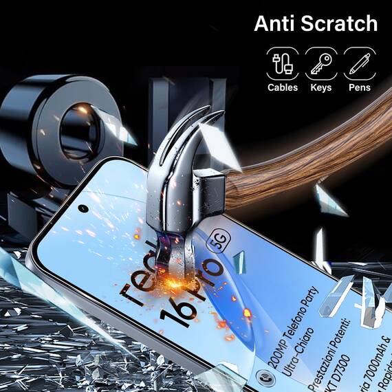 Yenwen für Panzerglas für Realme 16 Pro Schutzfolie, 2 Stück Displayschutz mit 2 Stück Kameraschutz Glas, 9H Härte Schutzglas Handy Folie HD Klar Panzer Schutz Glas