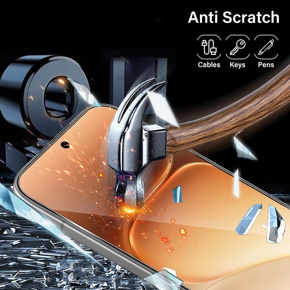 Yenwen Schutzfolie für Honor 600 5G für Panzerglas, 2 Stück Displayschutz mit 2 Stück Kameraschutz, 9H Härte Schutzglas, Handy Folie HD Klar Panzer Schutz Glas Screen