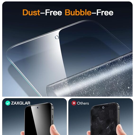ZAXGLAR Schutzfolie für Samsung Galaxy A36 5G für Panzerglas,2 Stück Panzerfolie und 2 Stück Kameraschutz,HD Displayschutz, 9H Härte Schutzfolie,mit Praktischer Installationshilfe