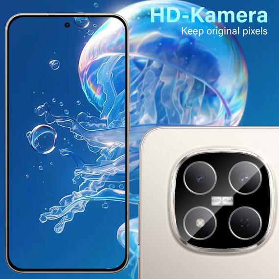 Yenwen Kameraschutz für Xiaomi Redmi Note 15 Pro 5G / Note 15 Pro Plus/POCO M8 Pro für Panzerglas, 3 Stück Kamera schutz, HD Klar Linse Folie 9H Härte Schutzglas Volle Bedeckung Kamera