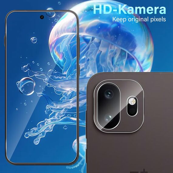 Yenwen für Panzerglas für Oneplus 15T 5G Schutzfolie, 2 Stück Displayschutz mit 2 Stück Kameraschutz, 9H Härte Schutzglas Handy Folie HD Klar Panzer Schutz Glas Screen