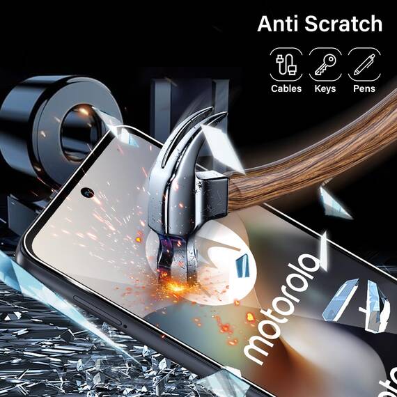 Yenwen Schutzfolie für Motorola Moto G56 5G für Panzerglas, 2 Stück Displayschutz mit 2 Stück Kameraschutz, 9H Härte Schutzglas Handy Folie HD Klar Panzer Schutz Glas
